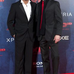 Maxi Iglesias y Luis Fernández en el estreno de XP3D en Madrid