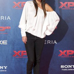 Mireia Canalda en el estreno de XP3D en Madrid