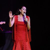 Isabel Pantoja durante un concierto ofrecido en Valladolid
