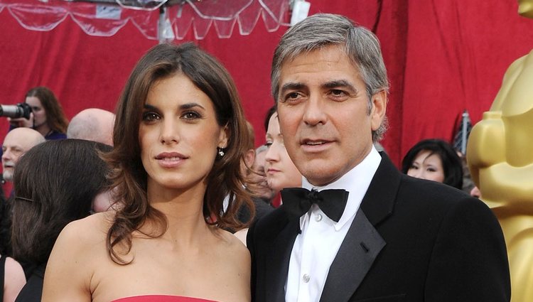Elisabetta Canalis y George Clooney