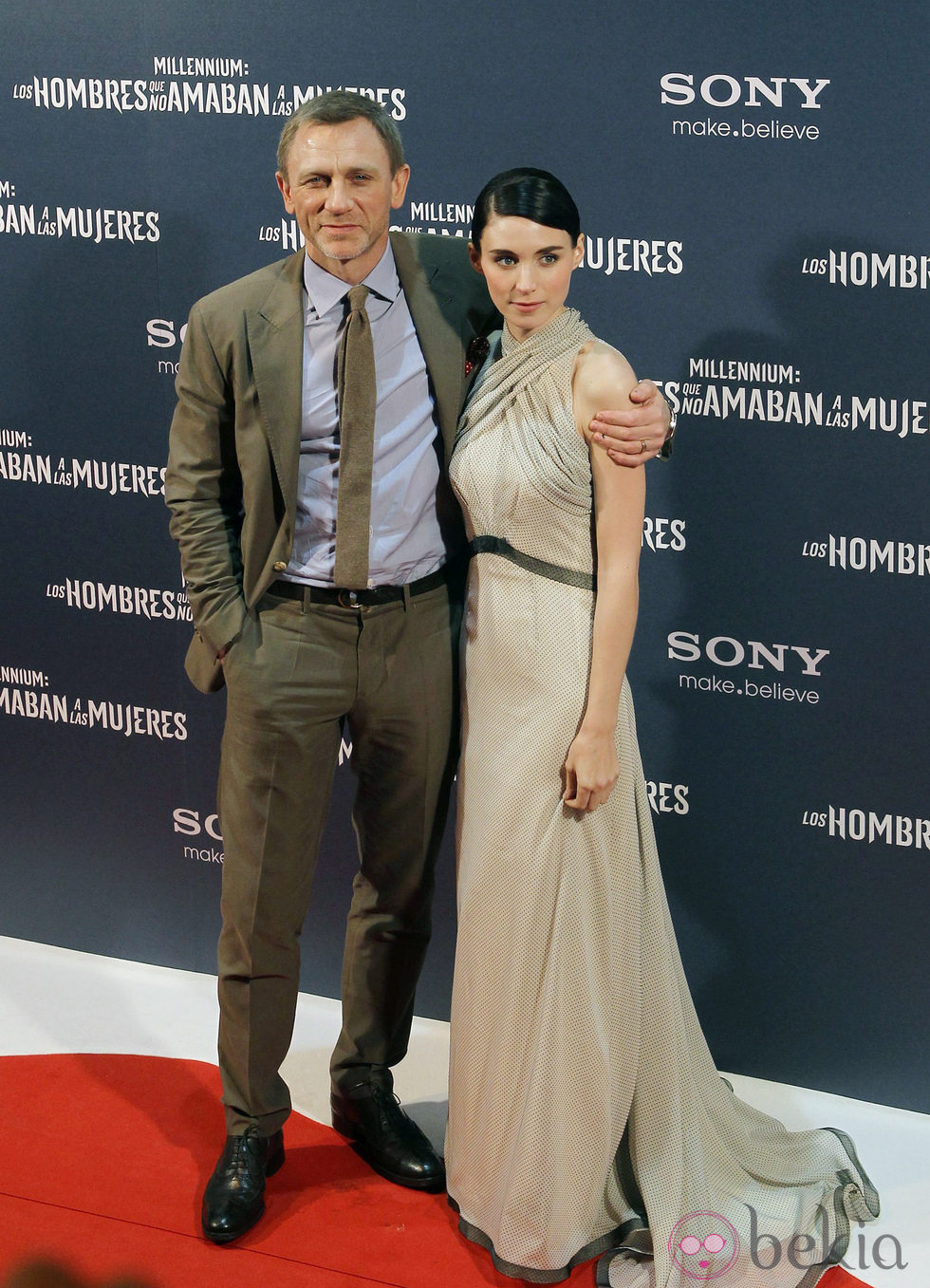 Daniel Craig y Rooney Mara en el estreno de 'Los hombres que no amaban a las mujeres'