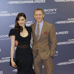 Daniel Craig y Rachel Weisz en el estreno de 'Los hombres que no amaban a las mujeres'