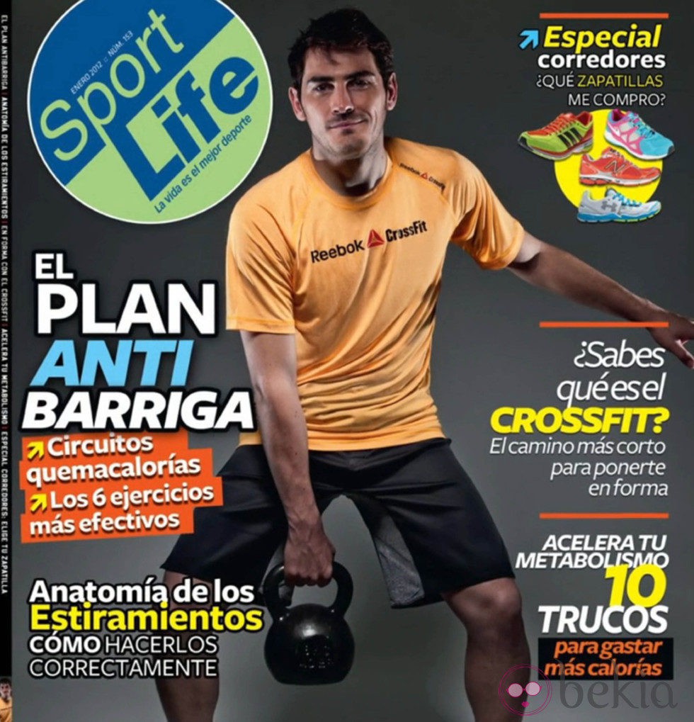 Iker Casillas en la portada 'Sport Life'