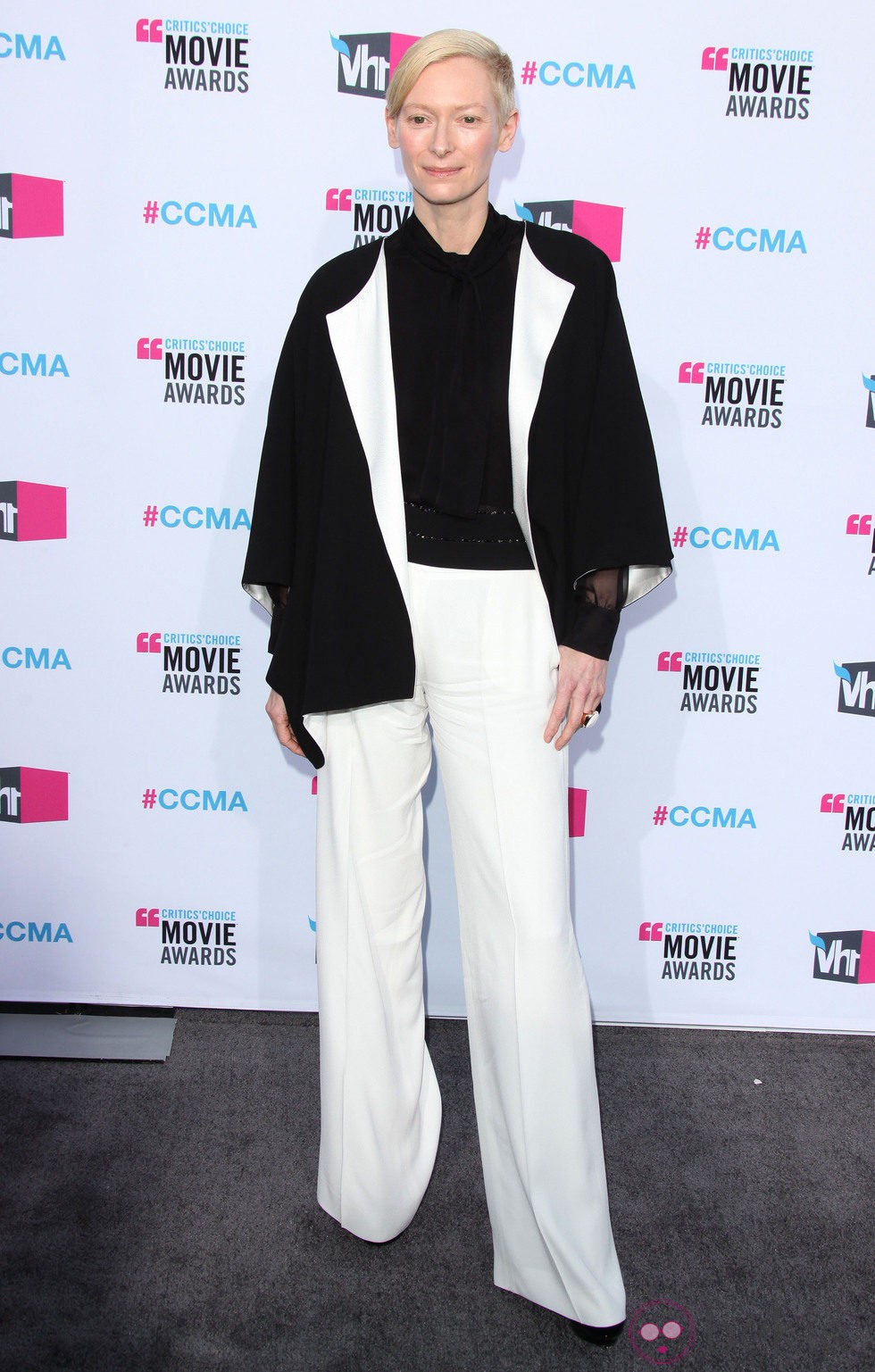 Tilda Swinton en los premios Critics Choice 2012