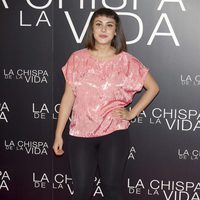 Alba García en el estreno de 'La chispa de la vida'