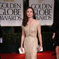 Diane Lane en la alfombra roja de los Globos de Oro 2012