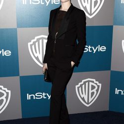 Evan Rachel Wood en la fiesta organizada por Warner Bros tras los Globos de Oro 2012