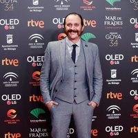 Luis Callejo en la fiesta de los nominados a los Premios Goya 2020