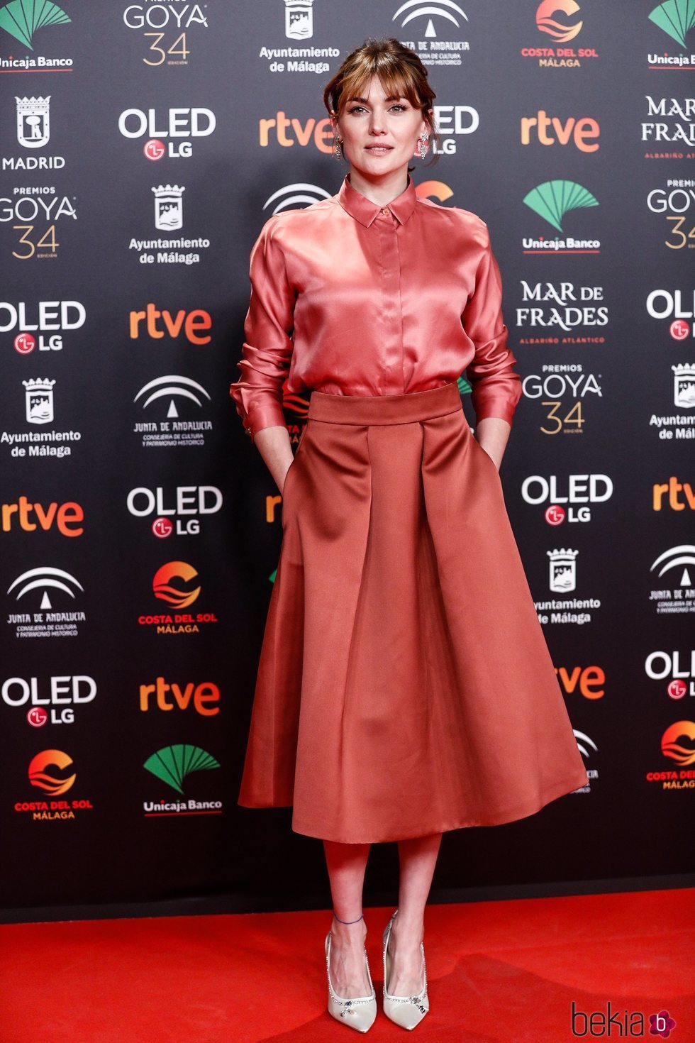 Marta Nieto en la fiesta de los nominados a los Premios Goya 2020