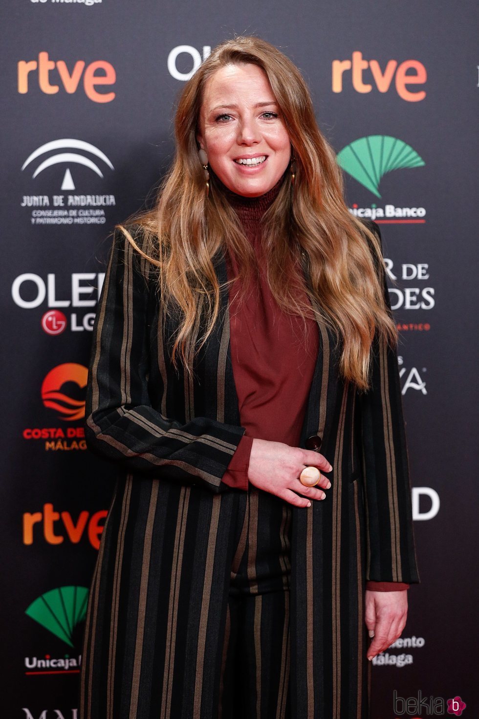 Ainhoa Santamaría en la fiesta de los nominados a los Premios Goya 2020
