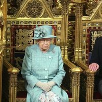 La Reina Isabel y el Príncipe Carlos en la Apertura del Parlamento