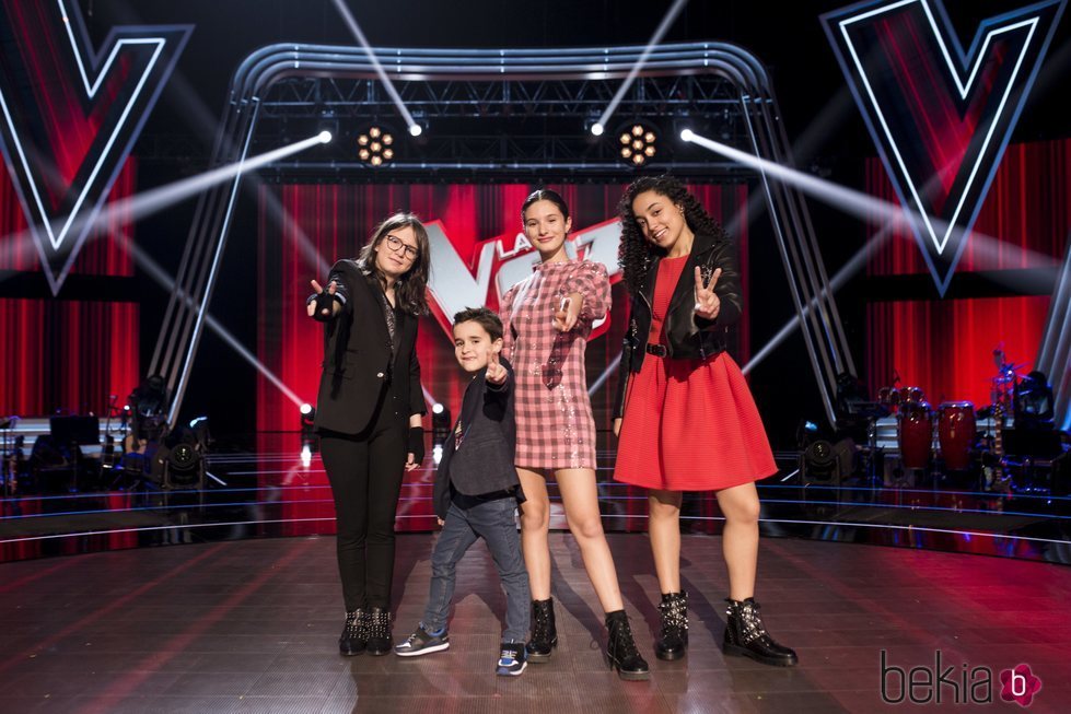 Sofía, Daniel, Aisha e Irene, los finalistas de 'La Voz Kids'