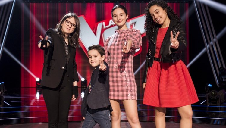 Sofía, Daniel, Aisha e Irene, los finalistas de 'La Voz Kids'