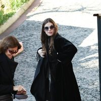 Cósima Ramírez en el funeral de la Infanta Pilar