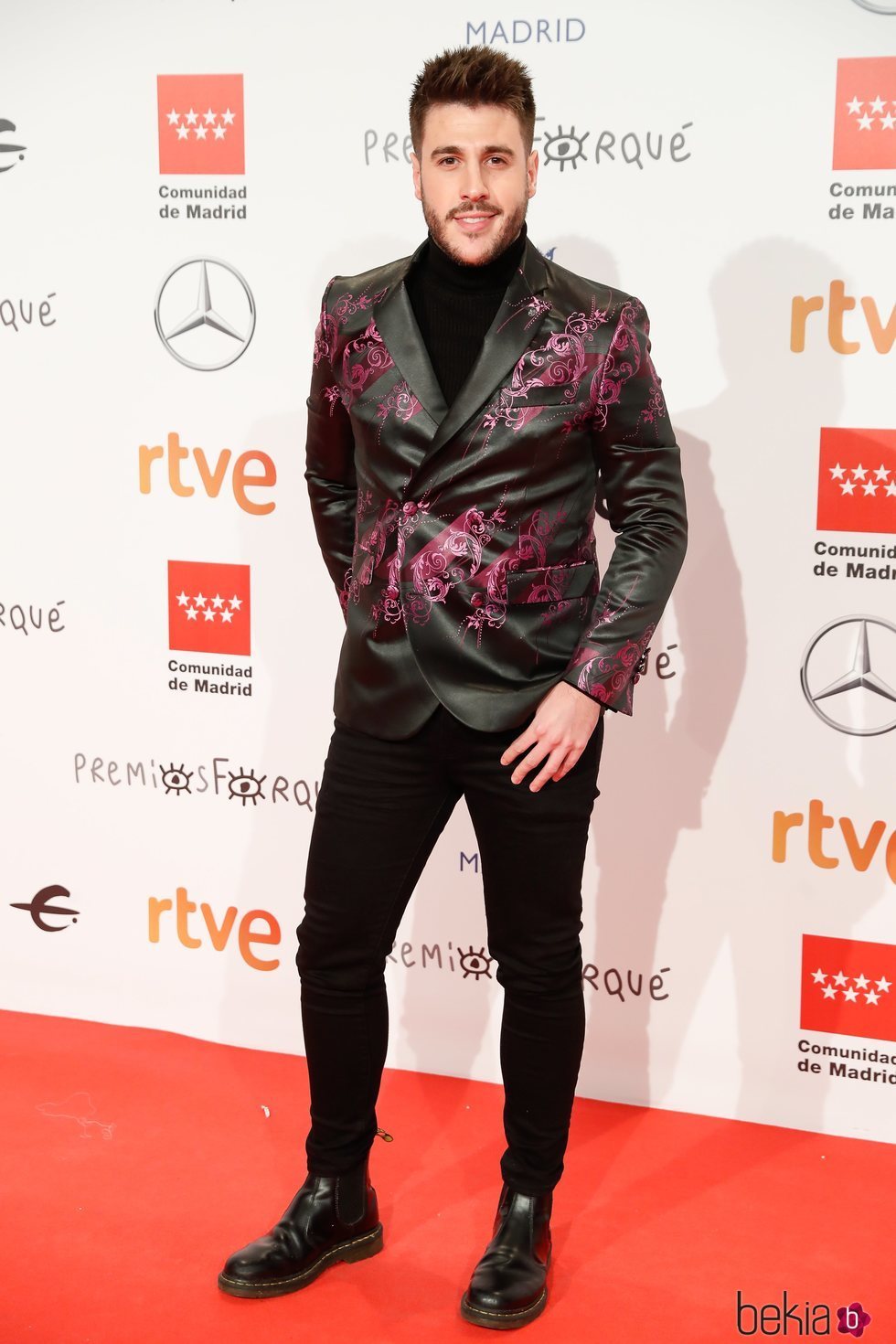 Antonio José en la alfombra roja de los Premios Forqué 2020