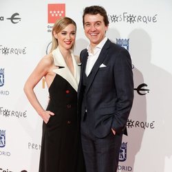 Marta Hazas y Javier Veiga en la alfombra roja de los Premios Forqué 2020