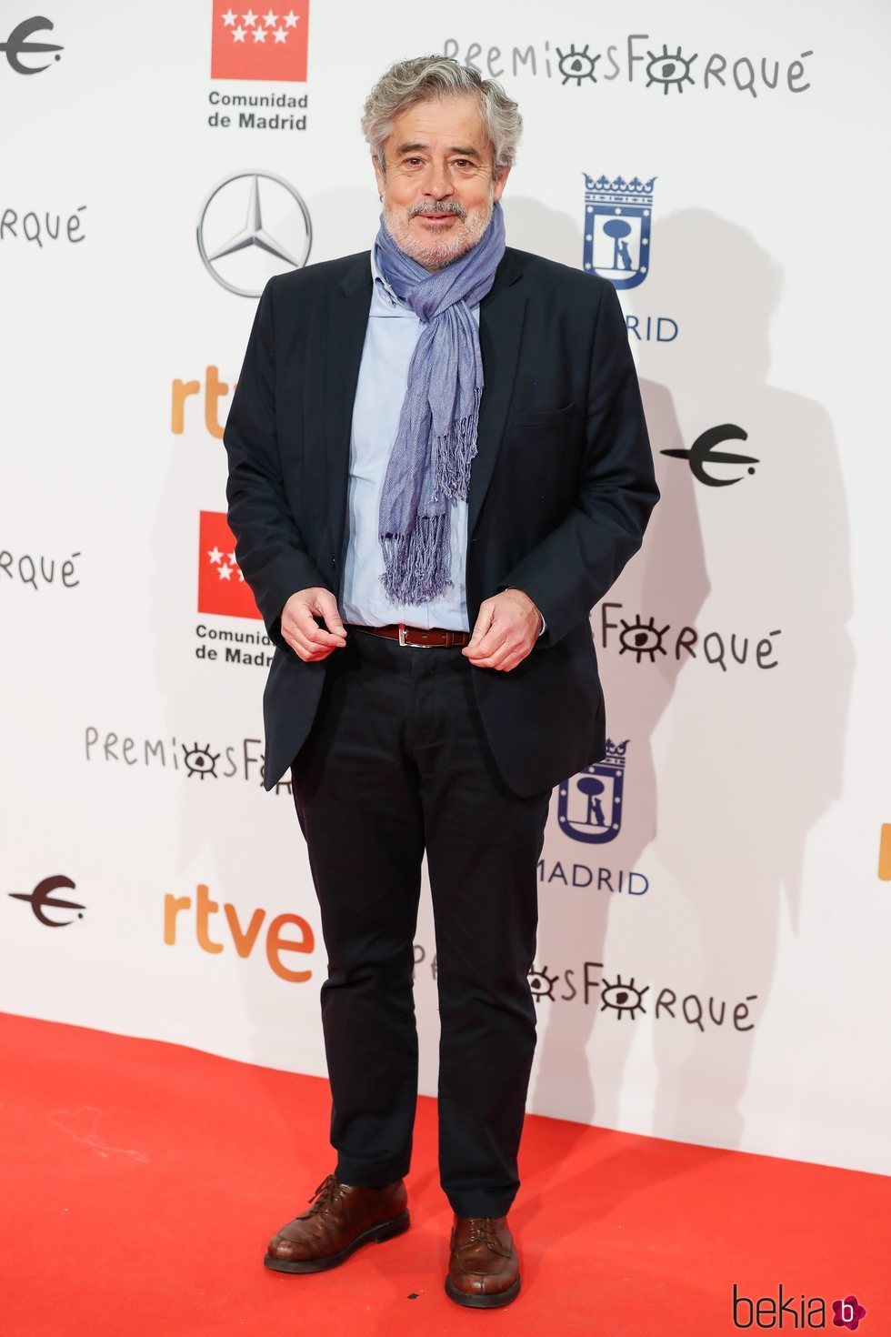 Carlos Iglesias en la alfombra roja de los Premios Forqué 2020