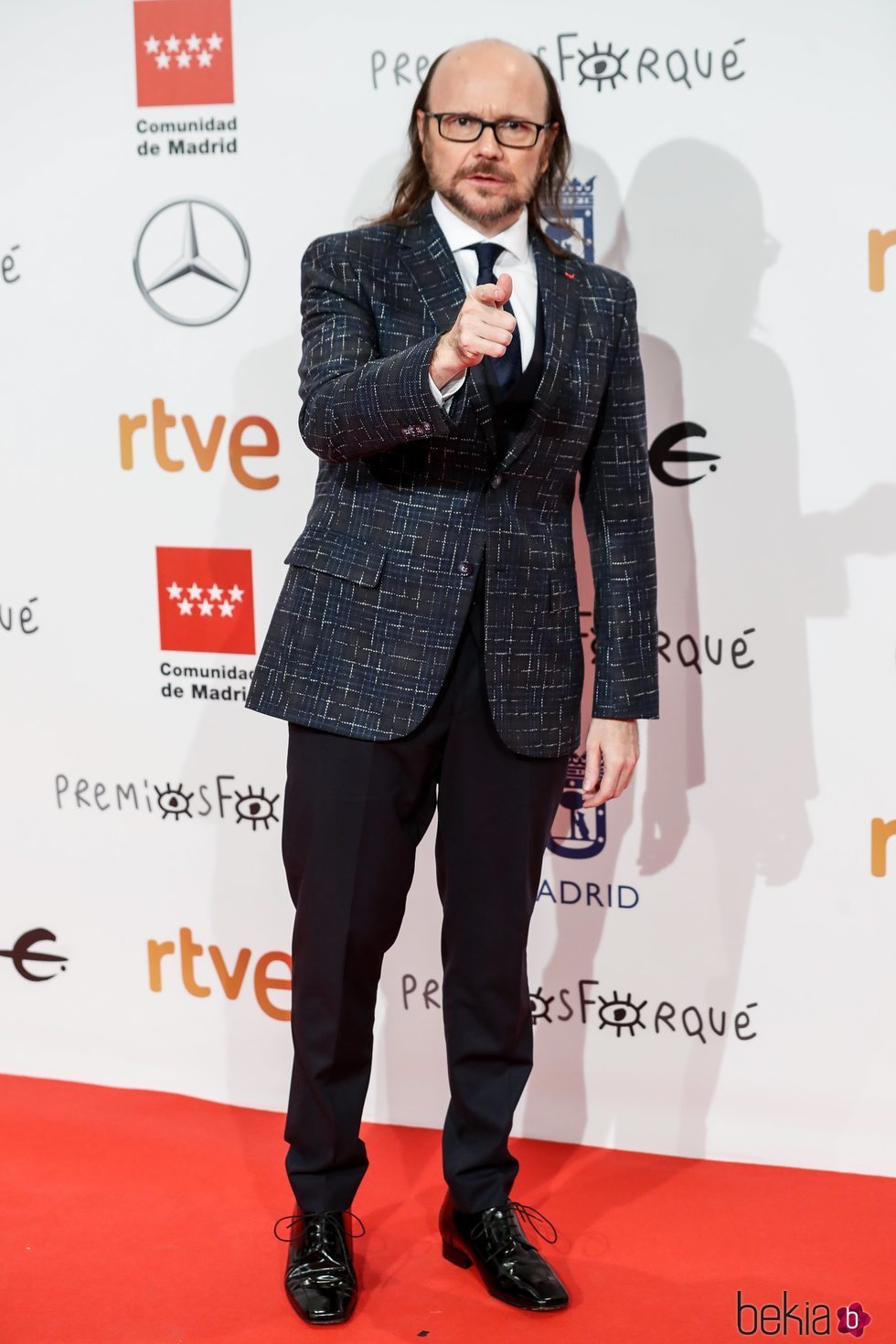 Santiago Segura en la alfombra roja de los Premios Forqué 2020