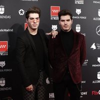 Jesús y Daniel Oviedo en la alfombra roja de los Premios Feroz 2020