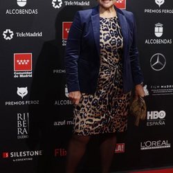 Gloria Serra en la alfombra roja de los Premios Feroz 2020