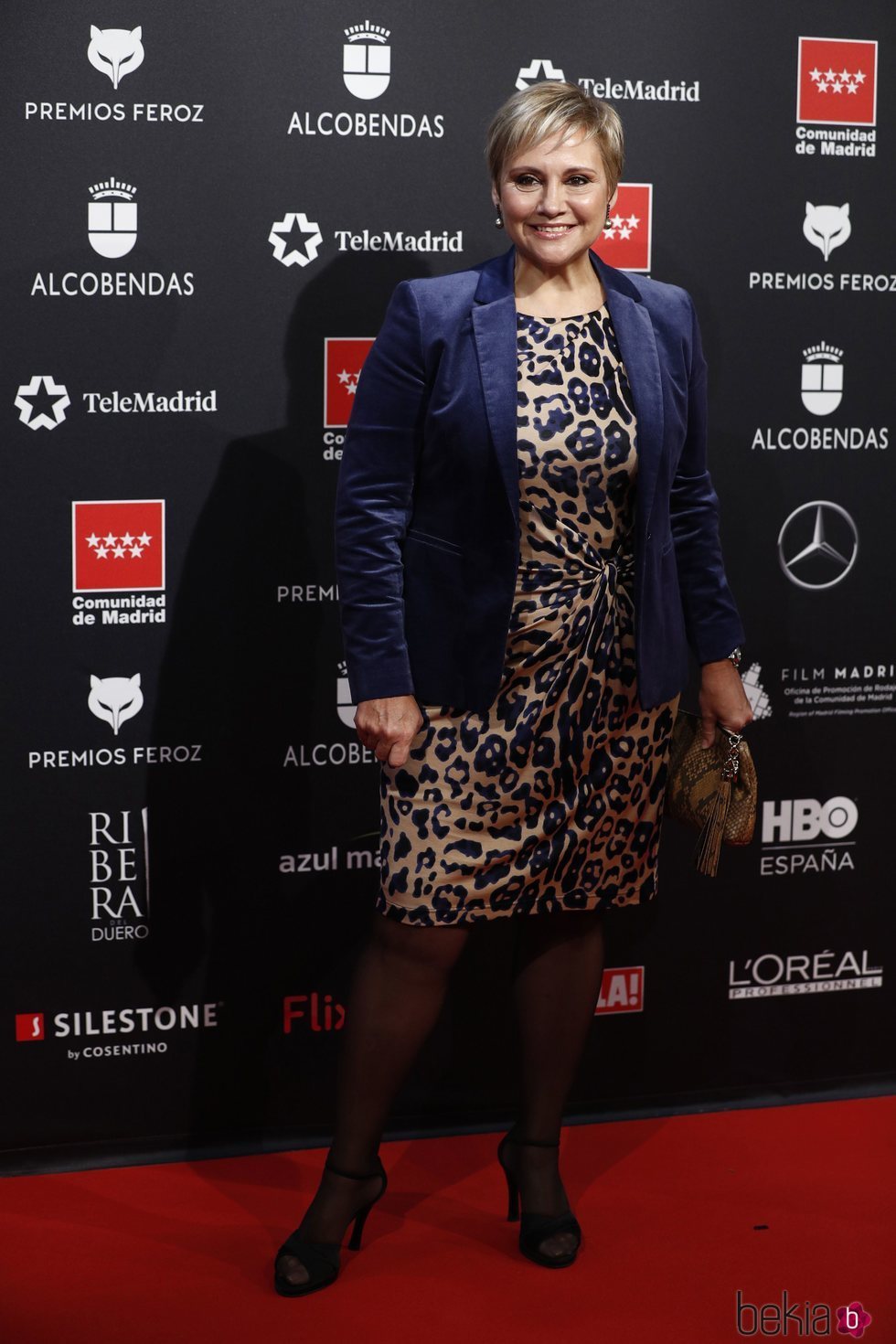 Gloria Serra en la alfombra roja de los Premios Feroz 2020