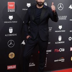 Álex García en la alfombra roja de los Premios Feroz 2020