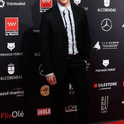 Martiño Rivas en la alfombra roja de los Premios Feroz 2020