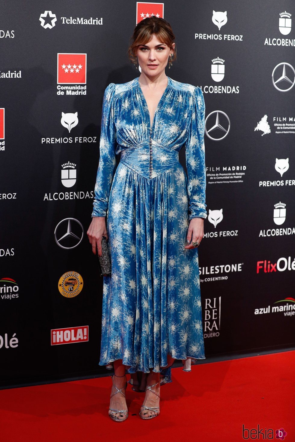 Marta Nieto en la alfombra roja de los Premios Feroz 2020