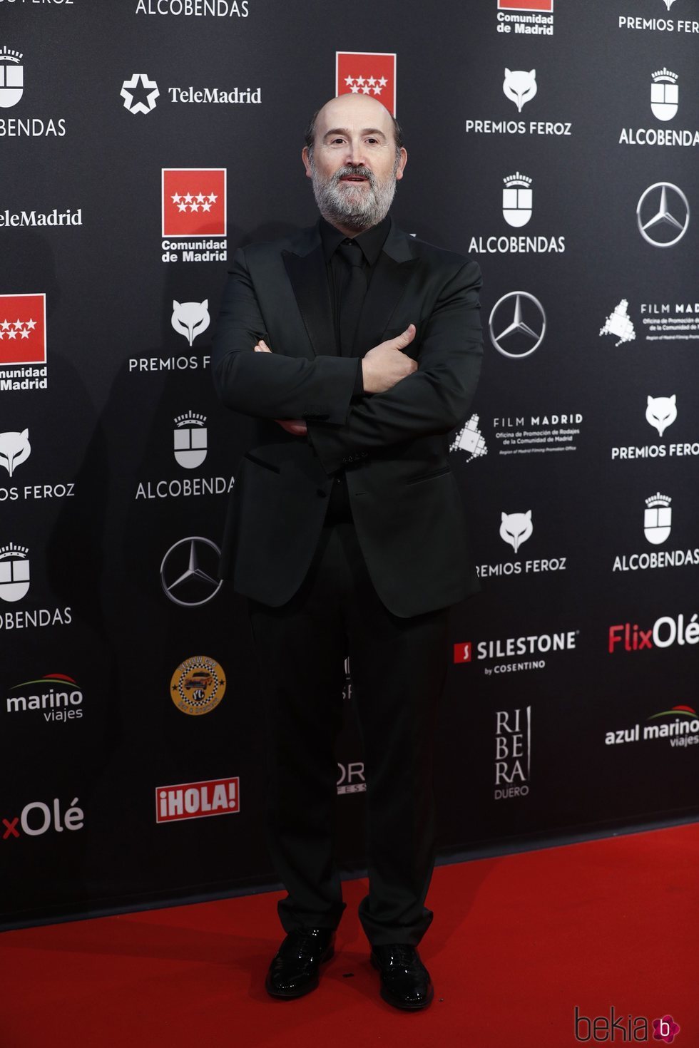 Javier Cámara en la alfombra roja de los Premios Feroz 2020