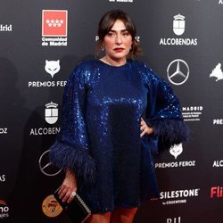 Candela Peña en la alfombra roja de los Premios Feroz 2020