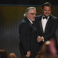 Leonardo DiCaprio y Robert De Niro en los Premios SAG 2020