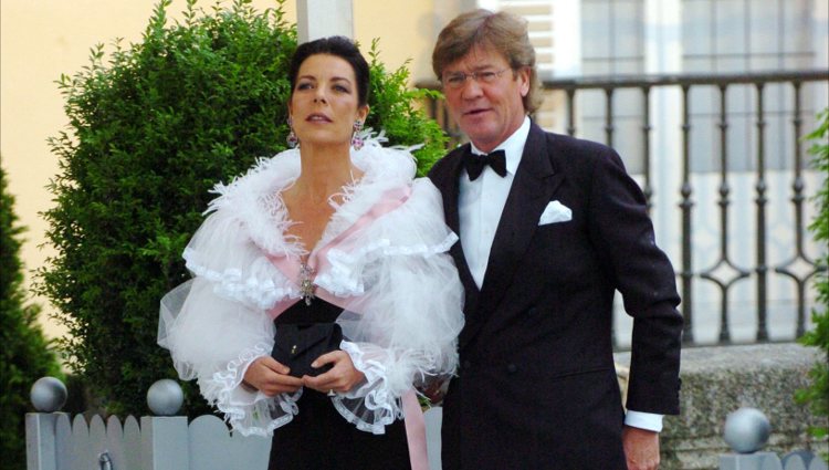 Carolina de Mónaco y Ernesto de Hannover en la cena de gala previa a la boda de los Reyes Felipe y Letizia