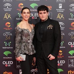 Raquel Sánchez Silva y Palomo Spain en la alfombra roja de los Goya 2020