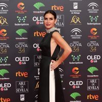 Belén López en la alfombra roja de los Goya 2020