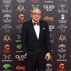 Jesús Vidal en la alfombra roja de los Goya 2020