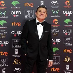 Mariano Peña en la alfombra roja de los Goya 2020