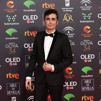 Canco Rodríguez en la alfombra roja de los Goya 2020
