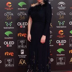 Ainhoa Santamaría en la alfombra roja de los Goya 2020