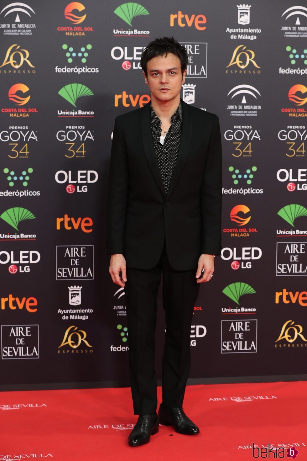 Jamie Cullum en la alfombra roja de los Goya 2020