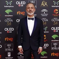 Javier Gutiérrez en la alfombra roja de los Goya 2020