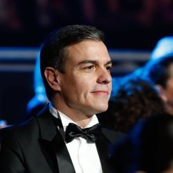 Pedro Sánchez viendo la gala de los Goya 2020