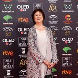 Julieta Serrano en la alfombra roja de los Goya 2020