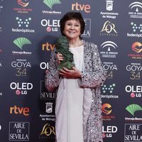 Julieta Serrano con su Goya a Mejor Actriz de Reparto