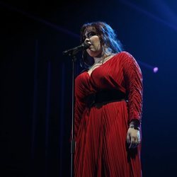 Ariadna durante su actuación en la Gala 2 de 'OT 2020'