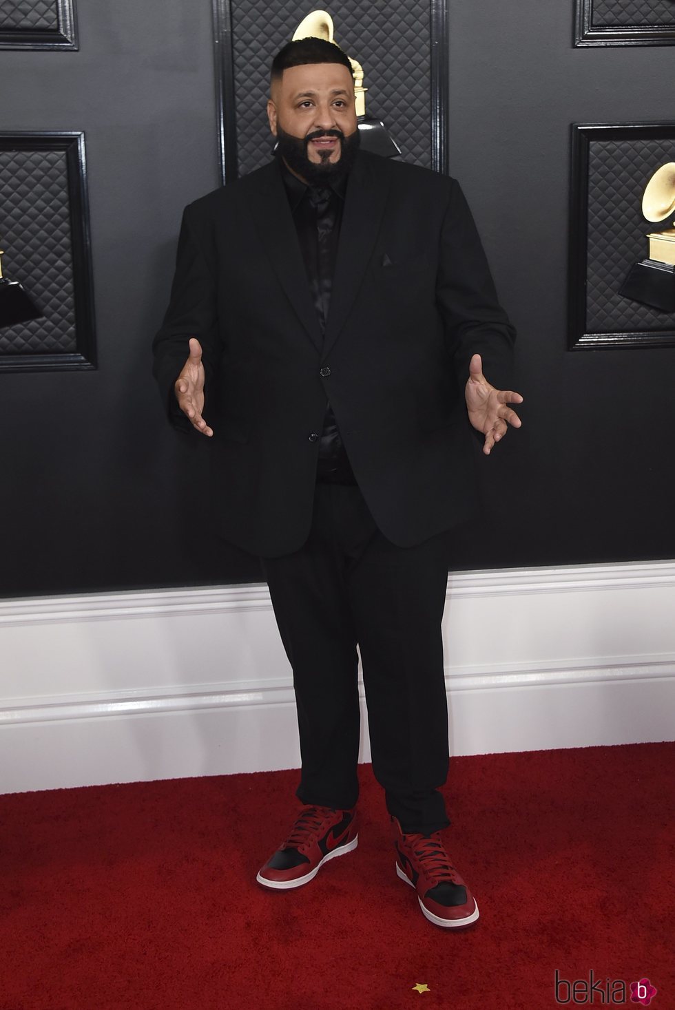 DJ Khaled en la alfombra roja de los Premios Grammy 2020
