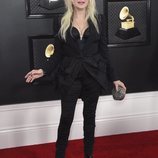 Cyndi Lauper en la alfombra roja de los Premios Grammy 2020
