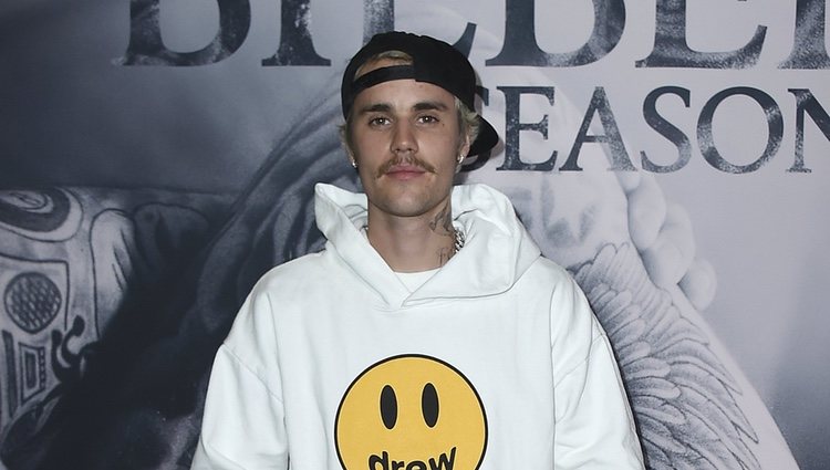 Justin Bieber presentando su documental 'Justin Bieber: Seasons'