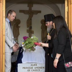 El Príncipe Guillermo visita la tumba de la Princesa Alicia de Grecia, su bisabuela