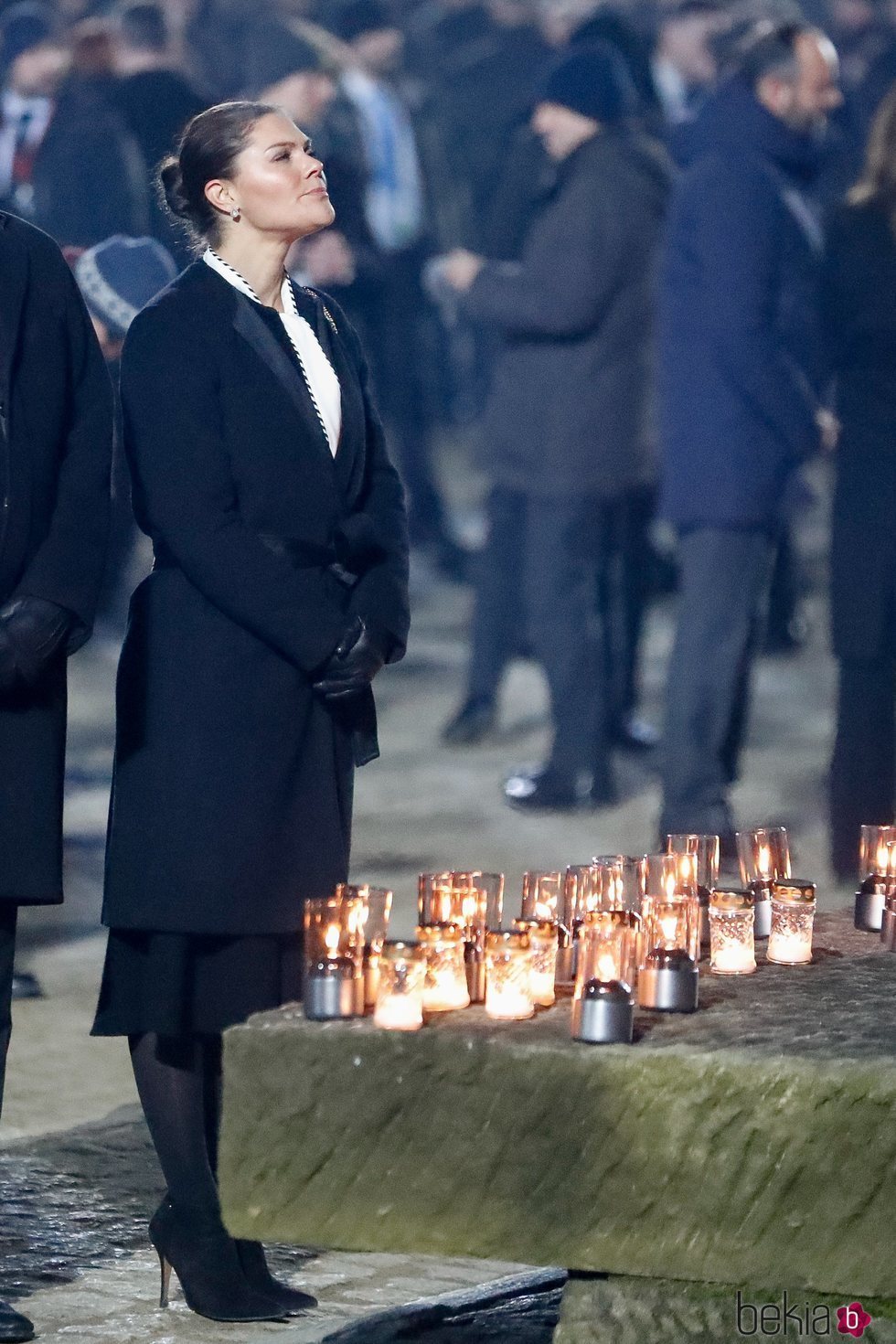 Victoria de Suecia en el 75 aniversario de la liberación de Auschwitz-Birkenau