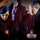 Guillermo Alejandro y Máxima de Holanda en el 75 aniversario de la liberación de Auschwitz-Birkenau